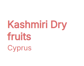 Cyprus Dryfruits
