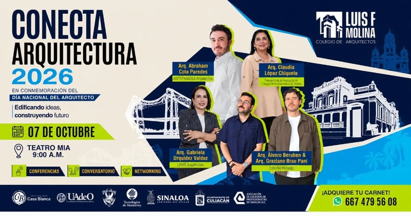 Congreso Conecta Arquitectura 2026 Culiacán