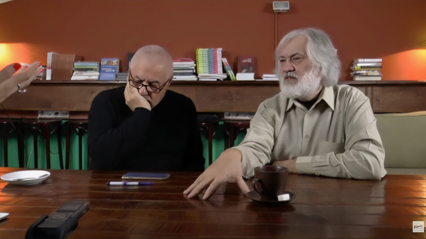 Gleb Pavlovski et Viatcheslav Igrounov en 2018