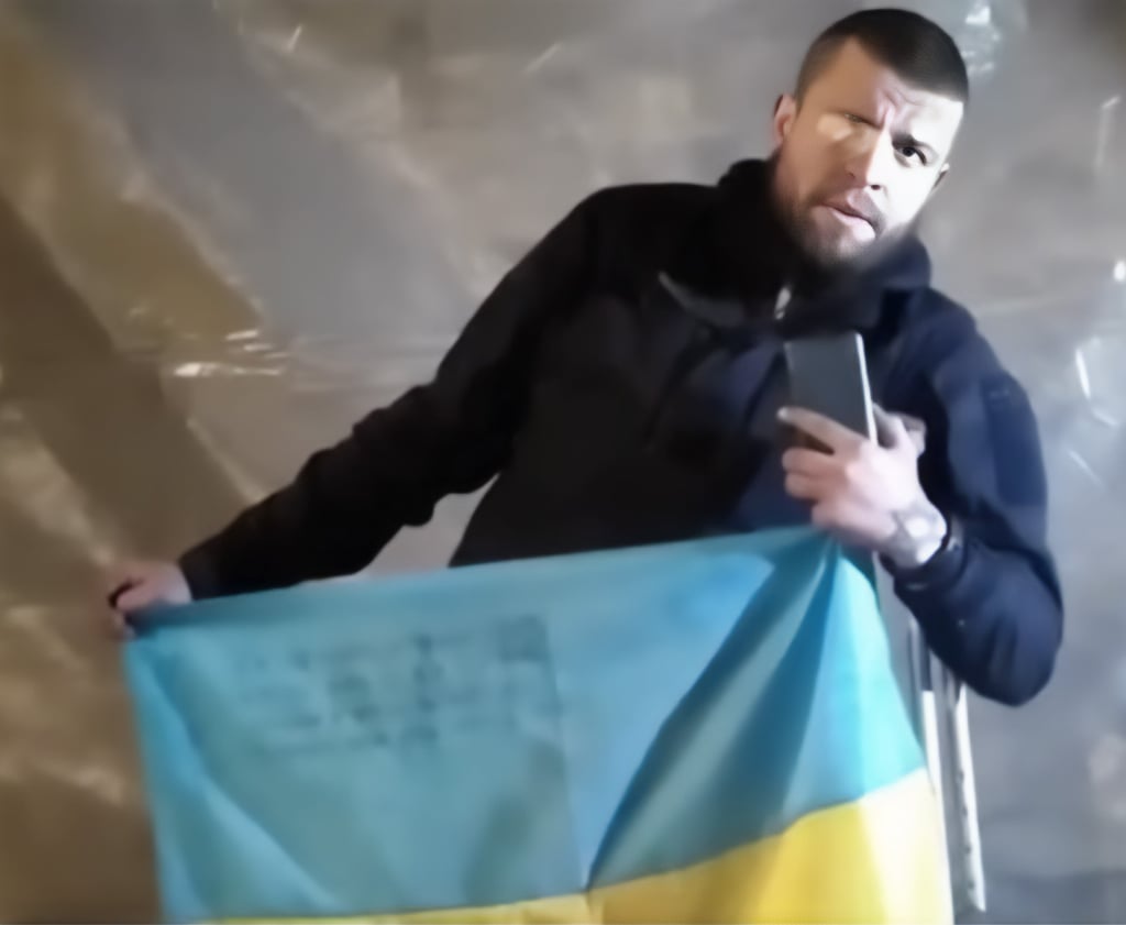 Vitali « Benia » Barabash à Azovstal, en mai dernier, capture d’écran