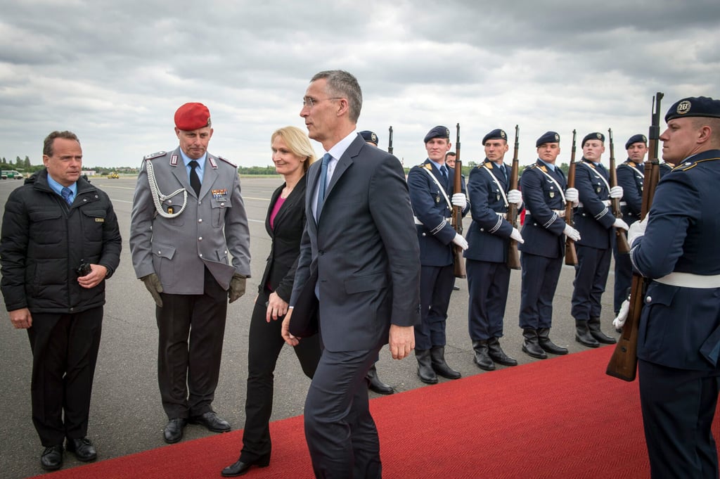 Le secrétaire général de l’OTAN Jens Stoltenberg en Allemagne, en 2017.