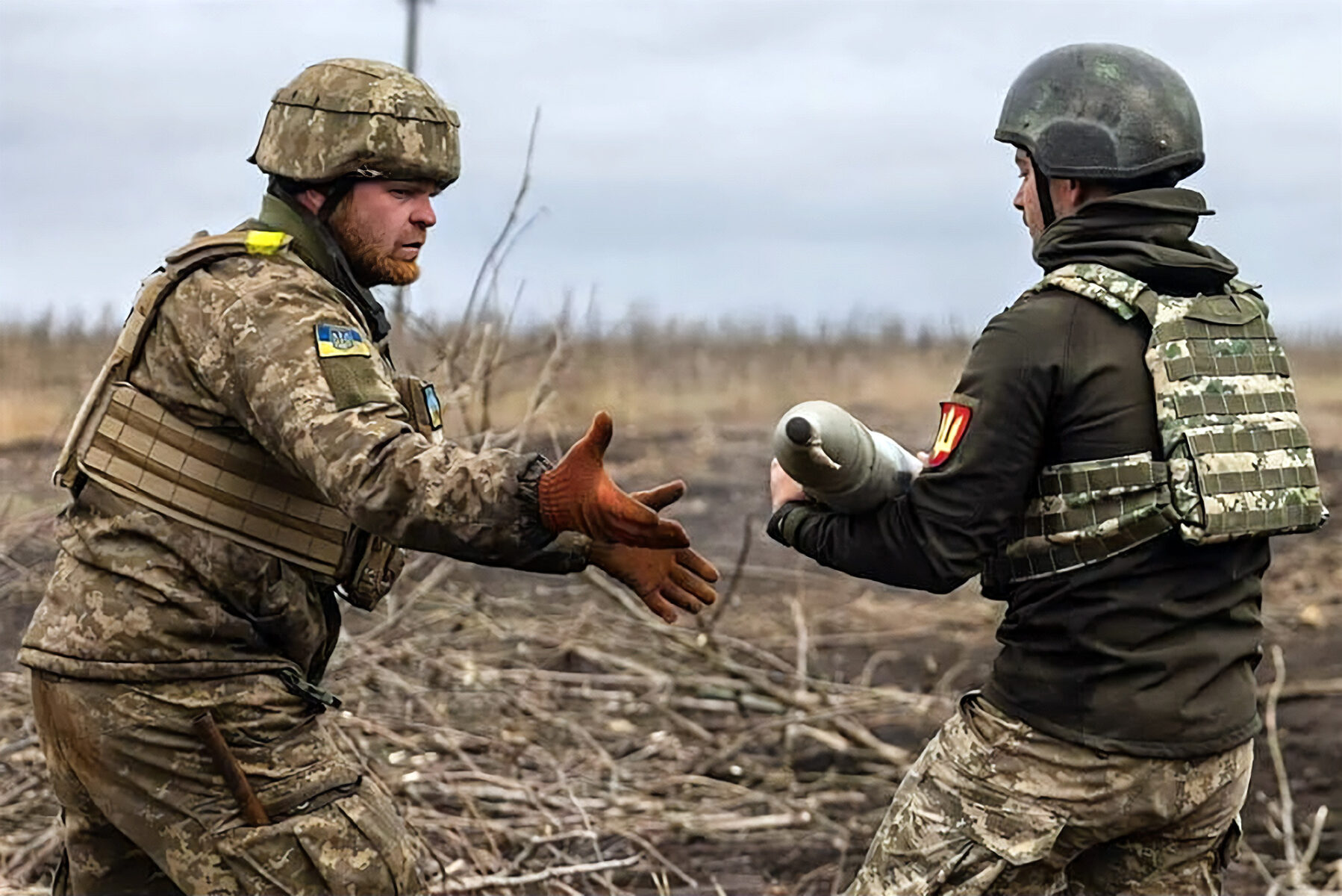 Soldats ukrainiens