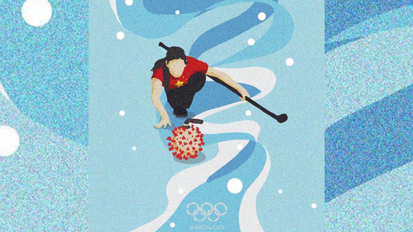 covid poster olympics