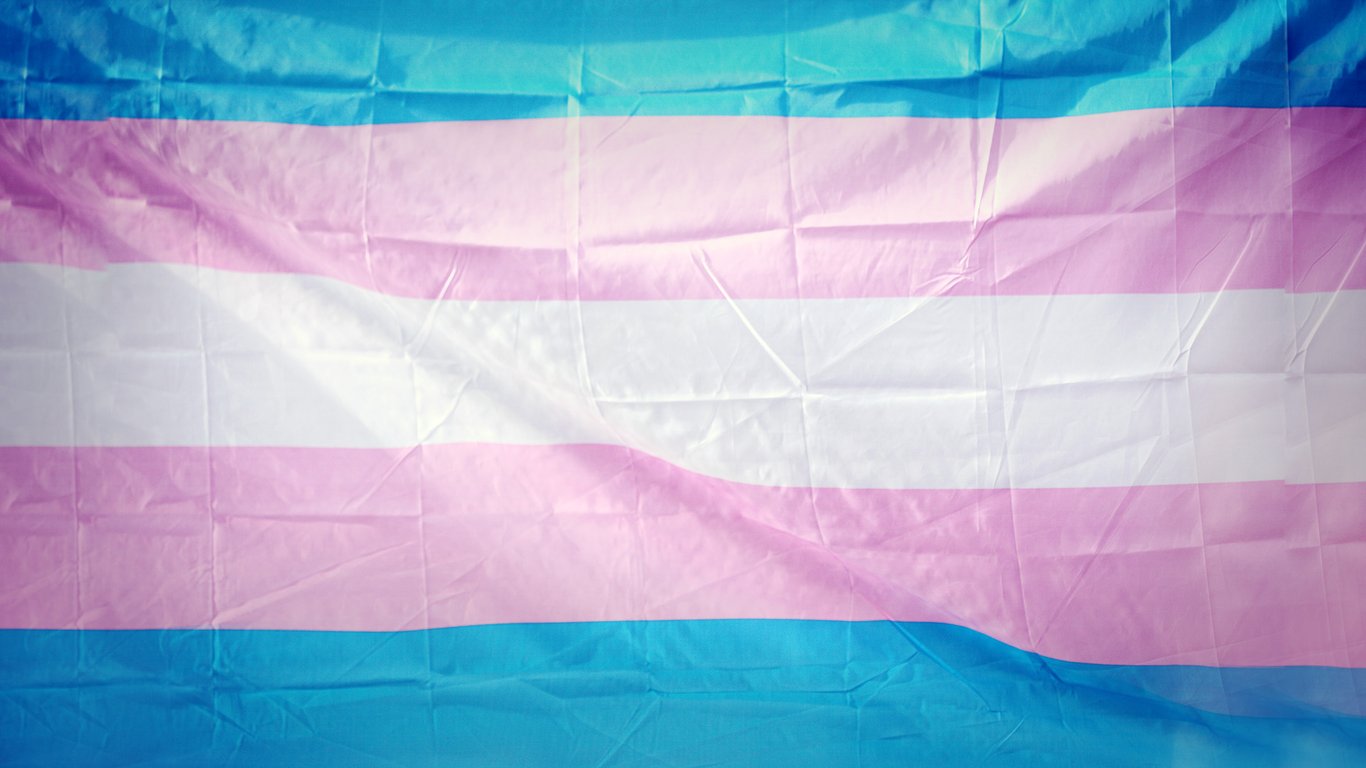 trans pride flag china