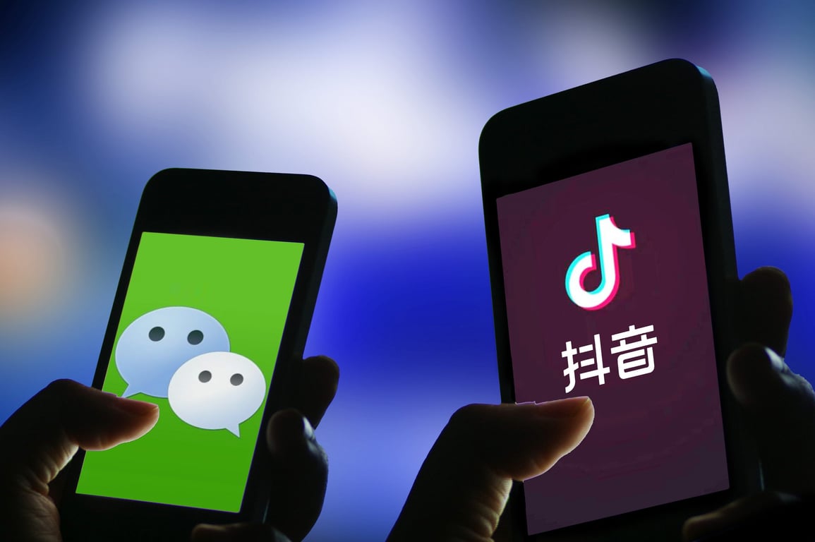 wechat and douyin