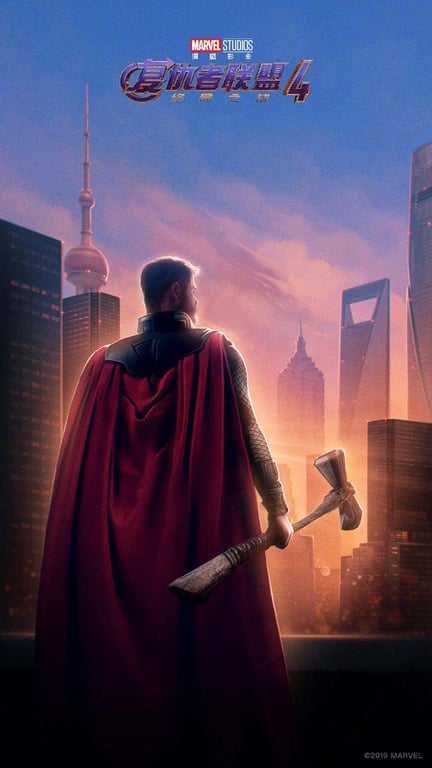 avengers endgame china thor shanghai