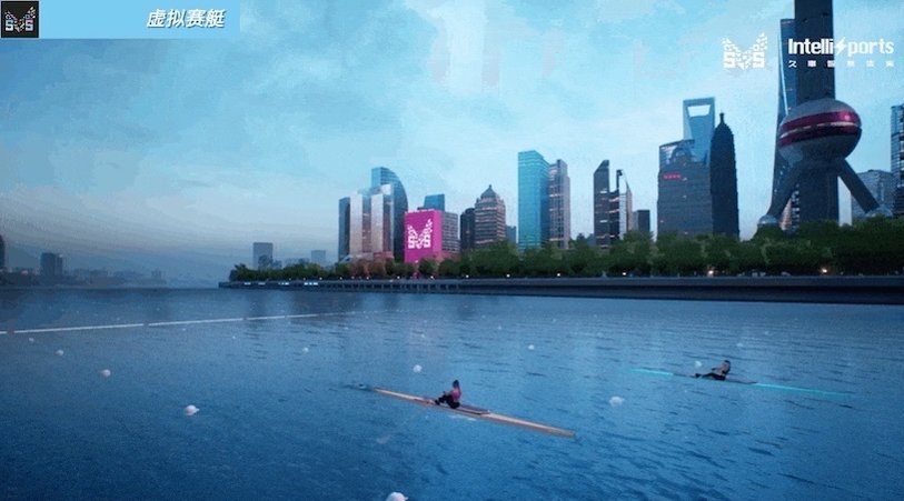 rowing huangpu virtual sports erg shanghai pearl tower berry tower metaverse