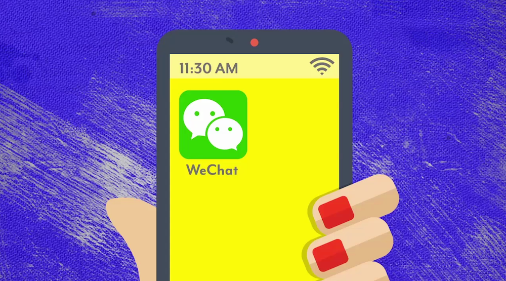 delete wechat tencent app facebook