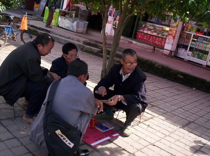 A fortune teller in Southwest China’s Yunnan province in 2005. Image via J/Flickr