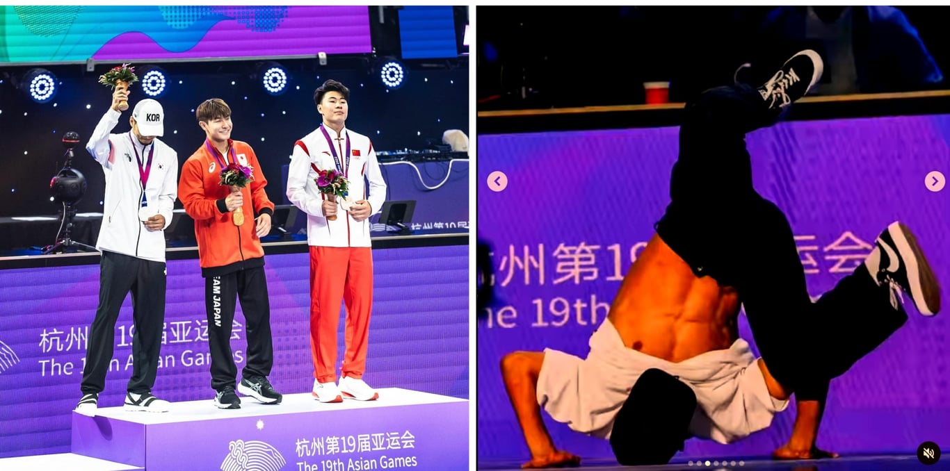 Bboy Shigekix Beats out Hong10 at Hangzhou Asian Games, Earns Olympic