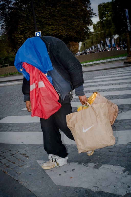 Homeless White Night in Paris