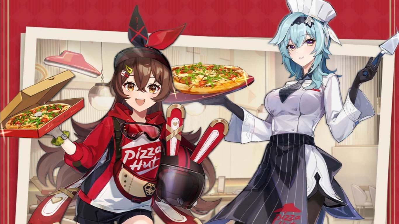 genshin impact pizza hut collab