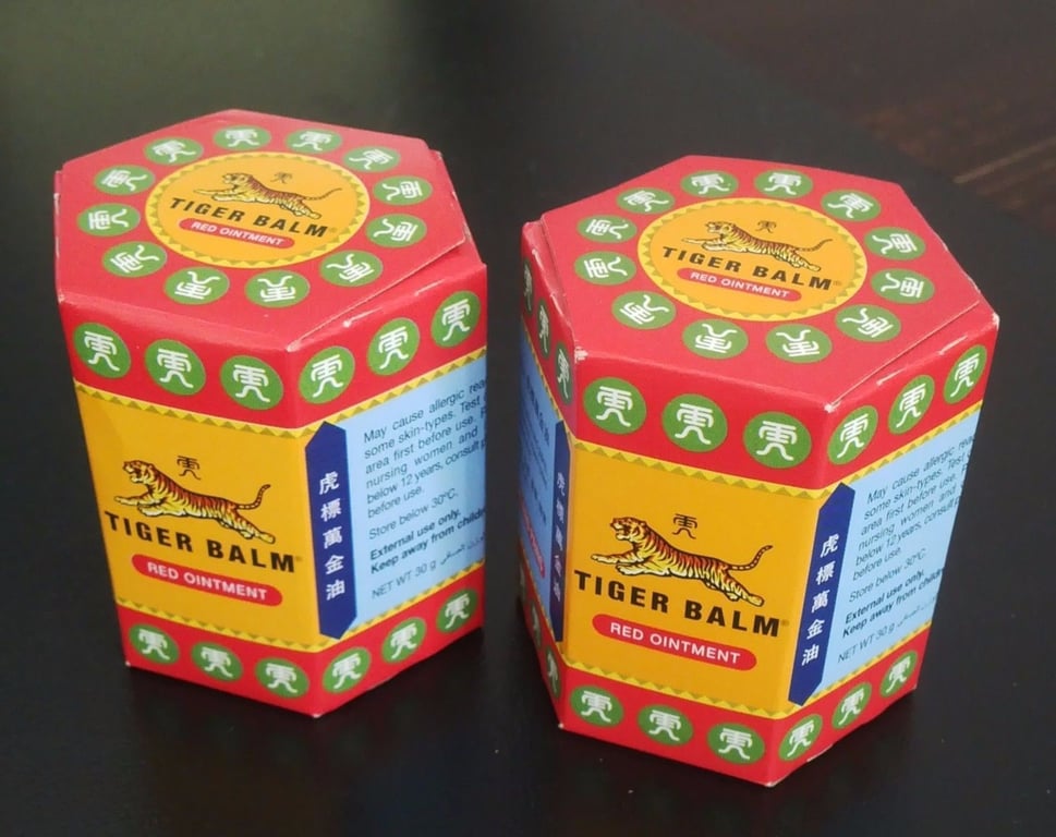 tiger balm travel sickness