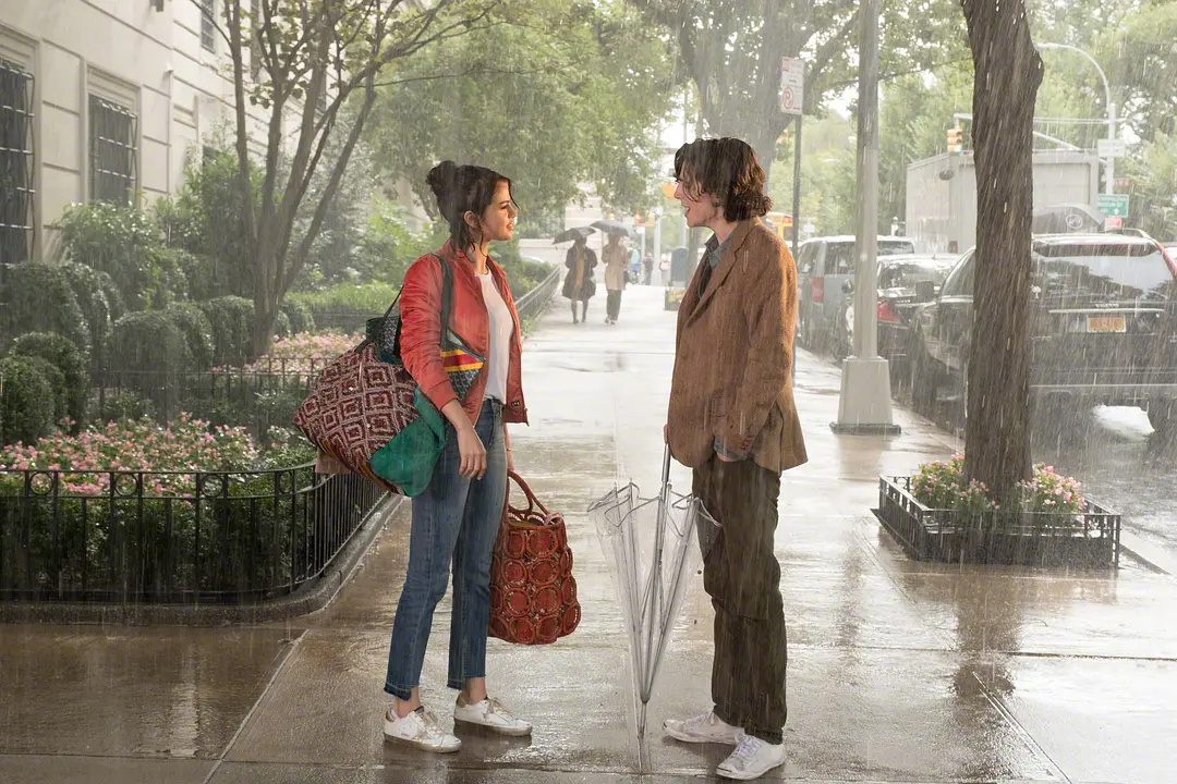 After a two-year delay, “A Rainy Day in New York” is released online