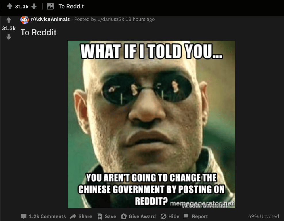 reddit china censorship