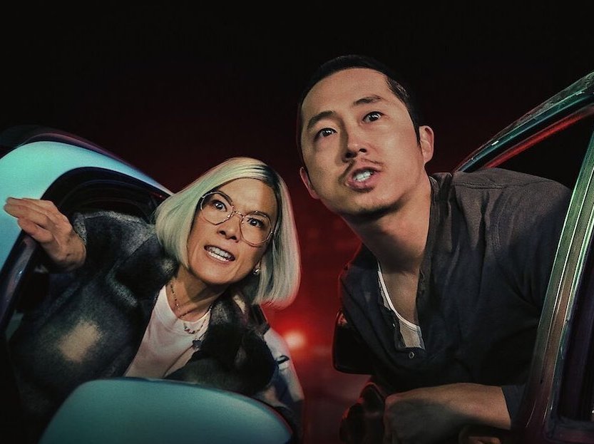 ali wong and steven yeun in beef