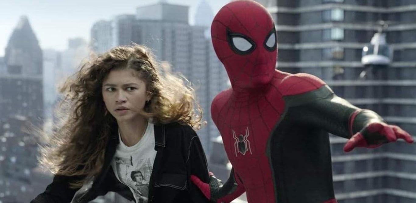Zendaya and Tom Holland in Spider-Man: No Way Home