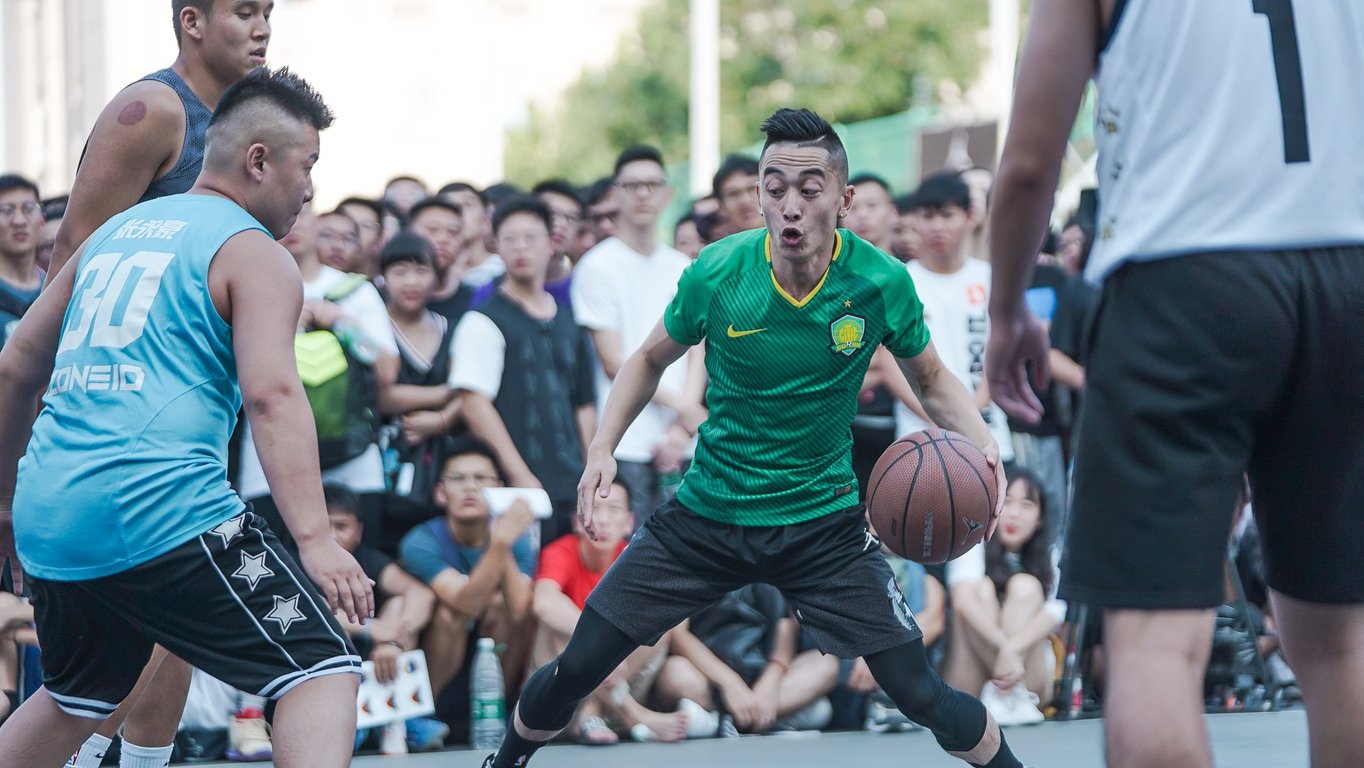 dongdan court in Beijing is China's streetball Mecca