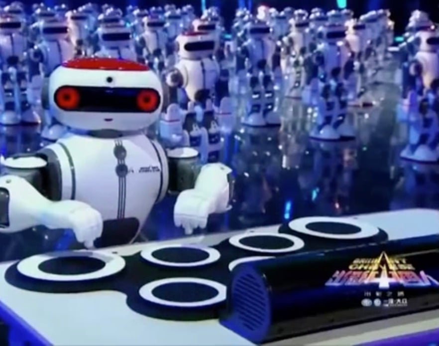 Feature image of Who Does It Better, Jet Li or 108 Dancing Robots?