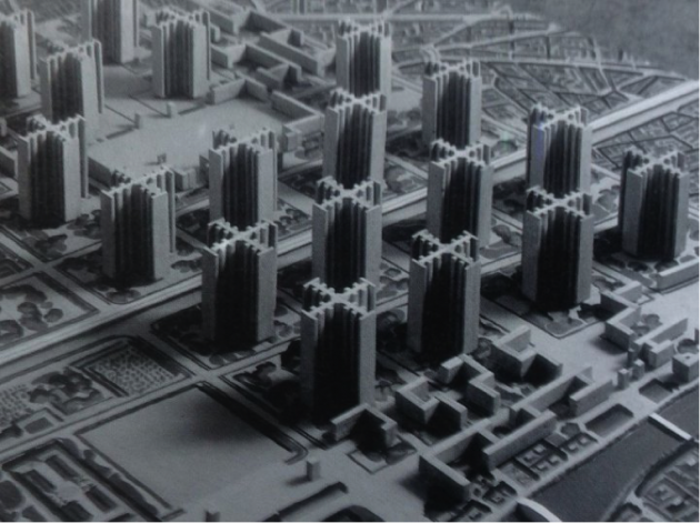 Le Corbusier’s infamous 1929 “Plan Voisin”