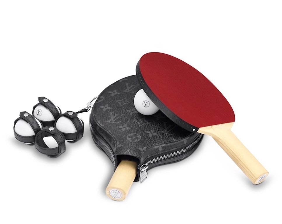 luxury ping pong paddles louis vuitton table tennis china