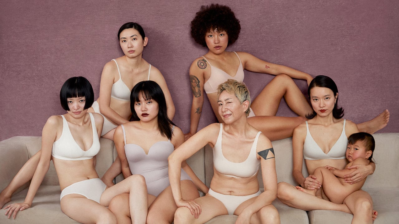 neiwai campaign no body lingerie