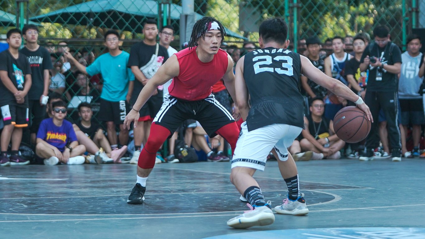 dongdan court beijing china streetball basketball