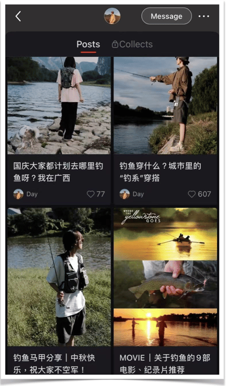 Tiantian Li’s Xiaohongshu page