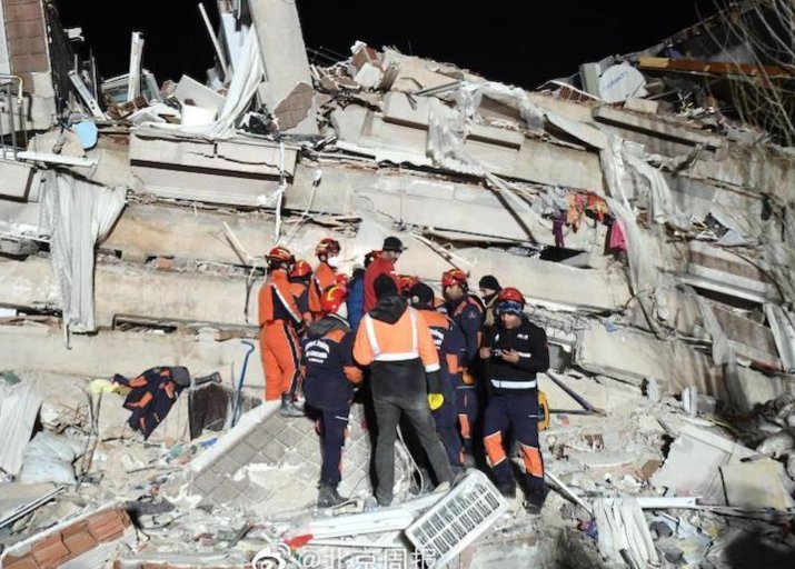 chinese rescue team in turkey