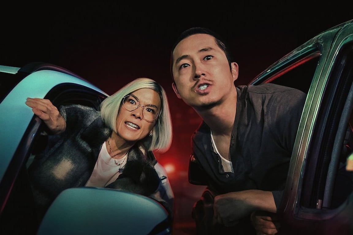 ali wong and steven yeun in beef