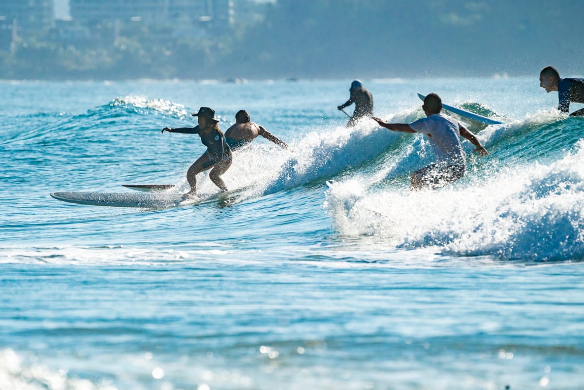 Surfing in Wanning, Hainan, China