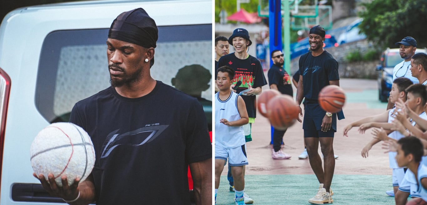 Feature image of Jimmy Butler: Li-Ning Shoes, China Tour, and ‘Cotton Basketball’