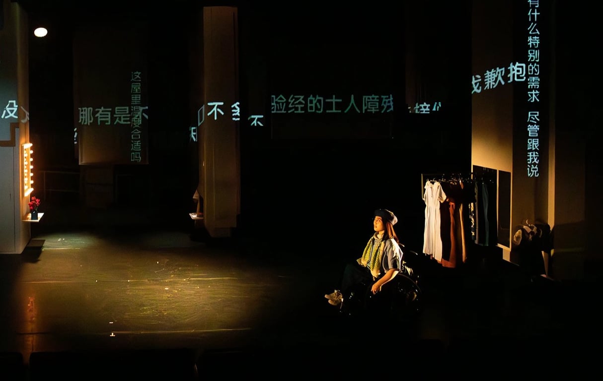 Feature image of Zhao Hongcheng’s play “Be Seen” Shines a Light on Accessibility Issues in China