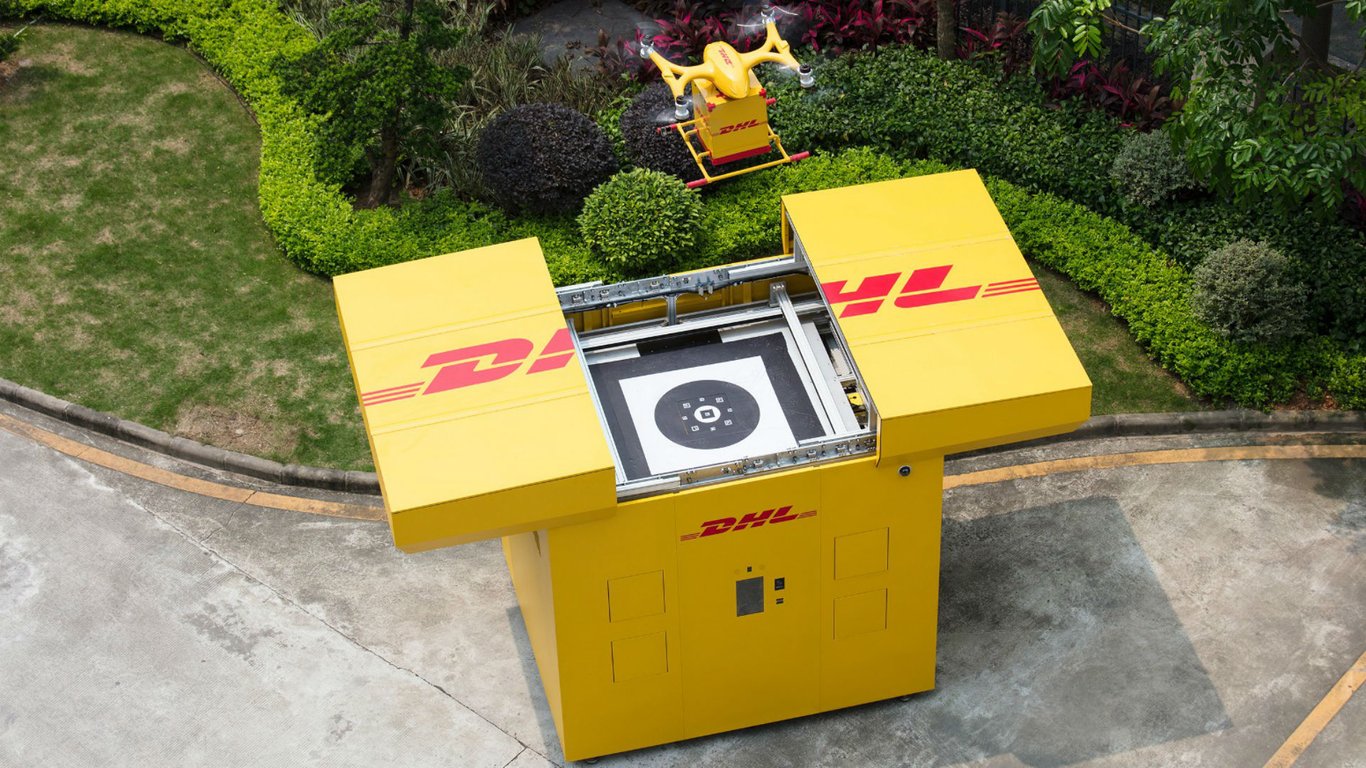 dhl drone china