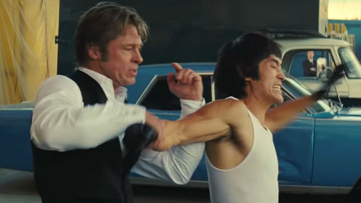 bruce lee once upon a time in hollywood brad pitt quentin tarantin