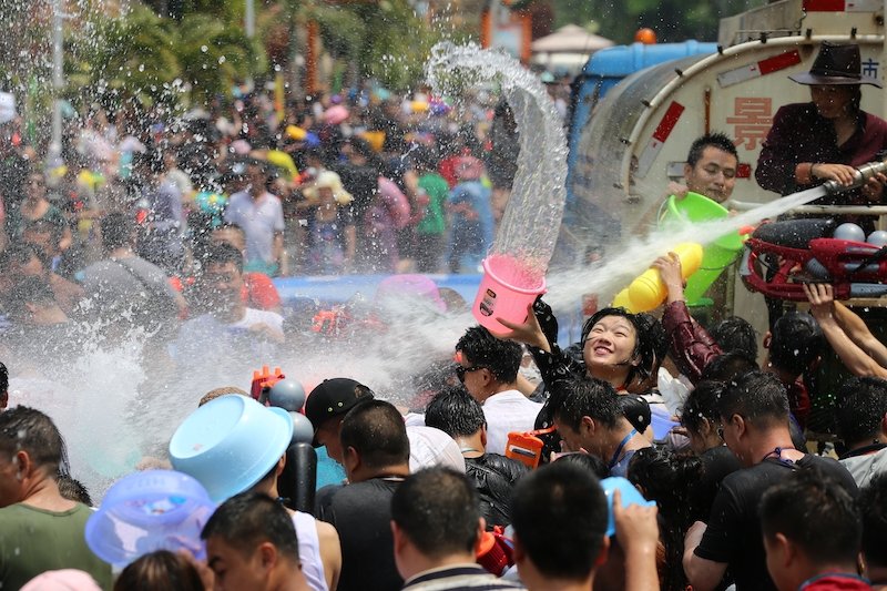 water-sprinkling-festival