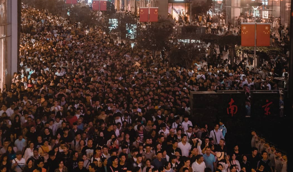 Chinese Tourist Attractions October holiday crowds