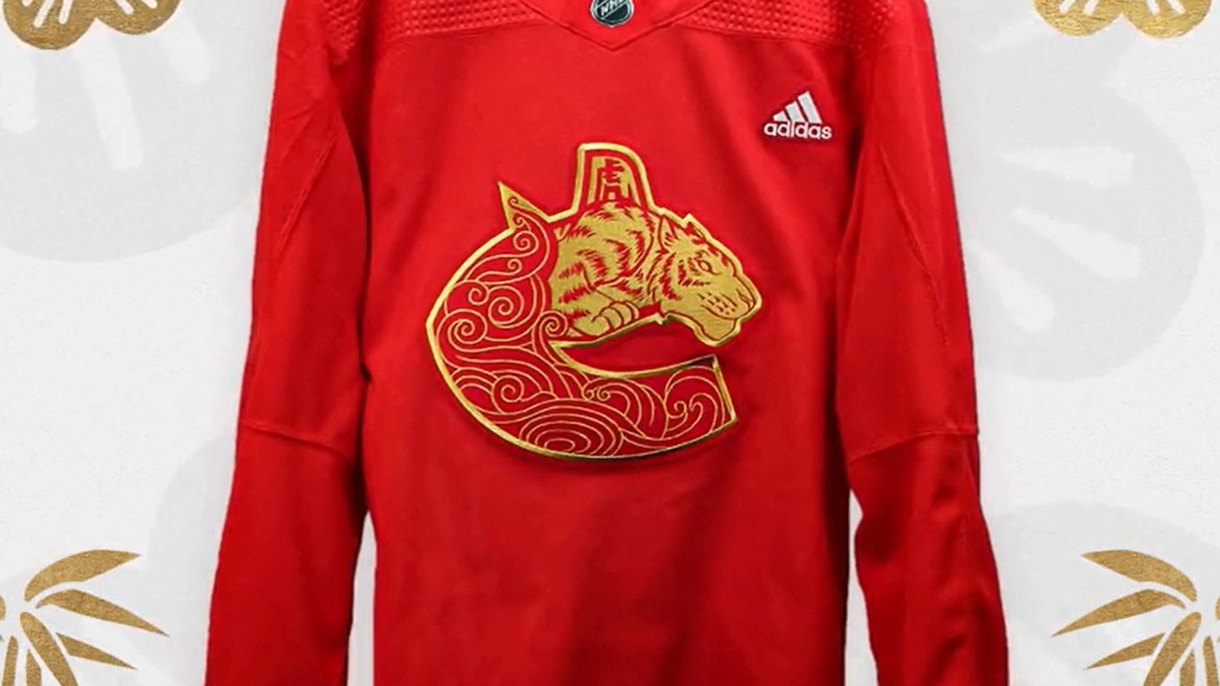 Canucks celebrate Lunar New Year with stunning red jerseys (PHOTOS)