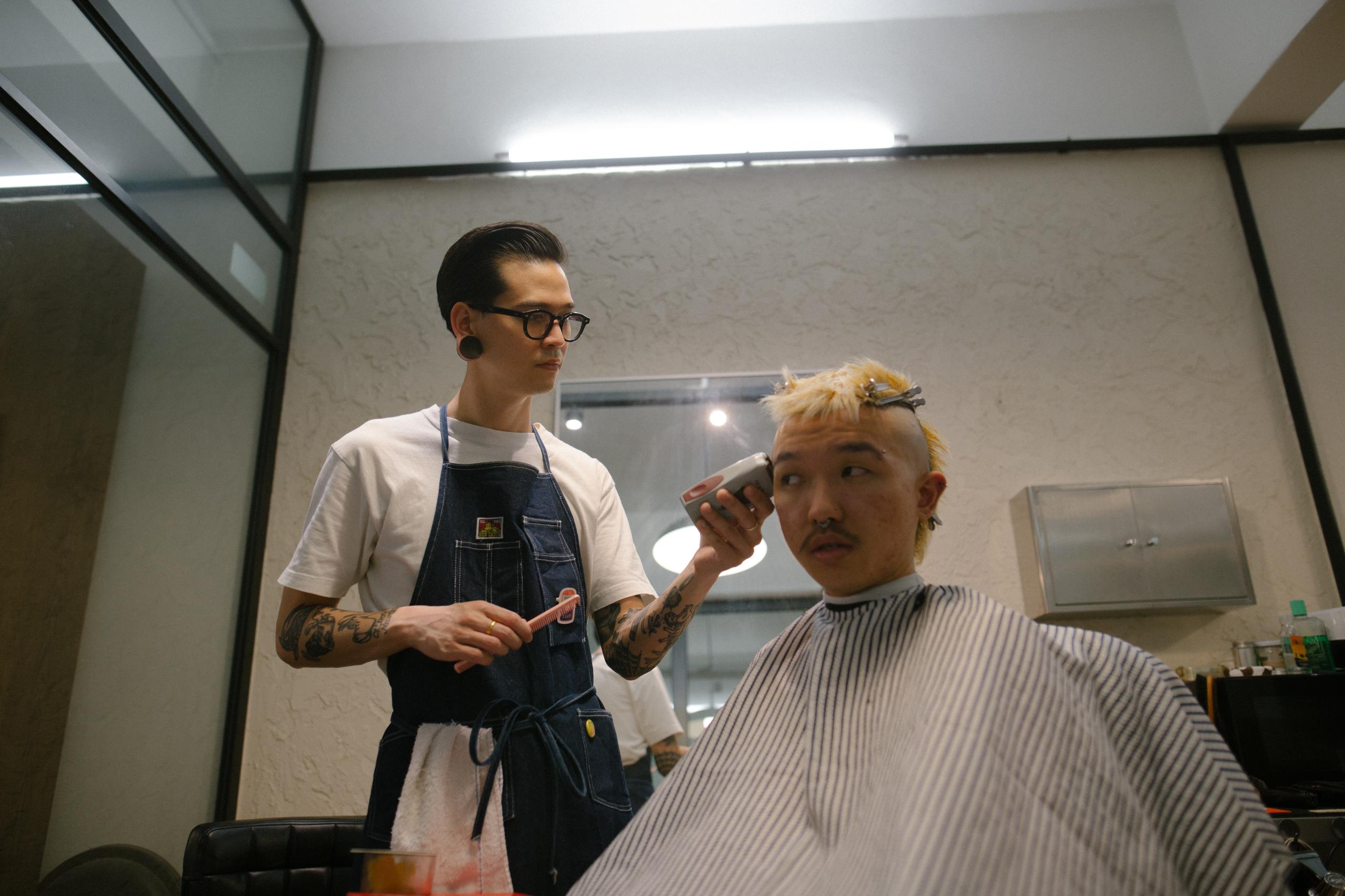 Feature image of From Hardcore To Haircuts: The Malaysian Musician-Barber Modernizing Men’s Grooming