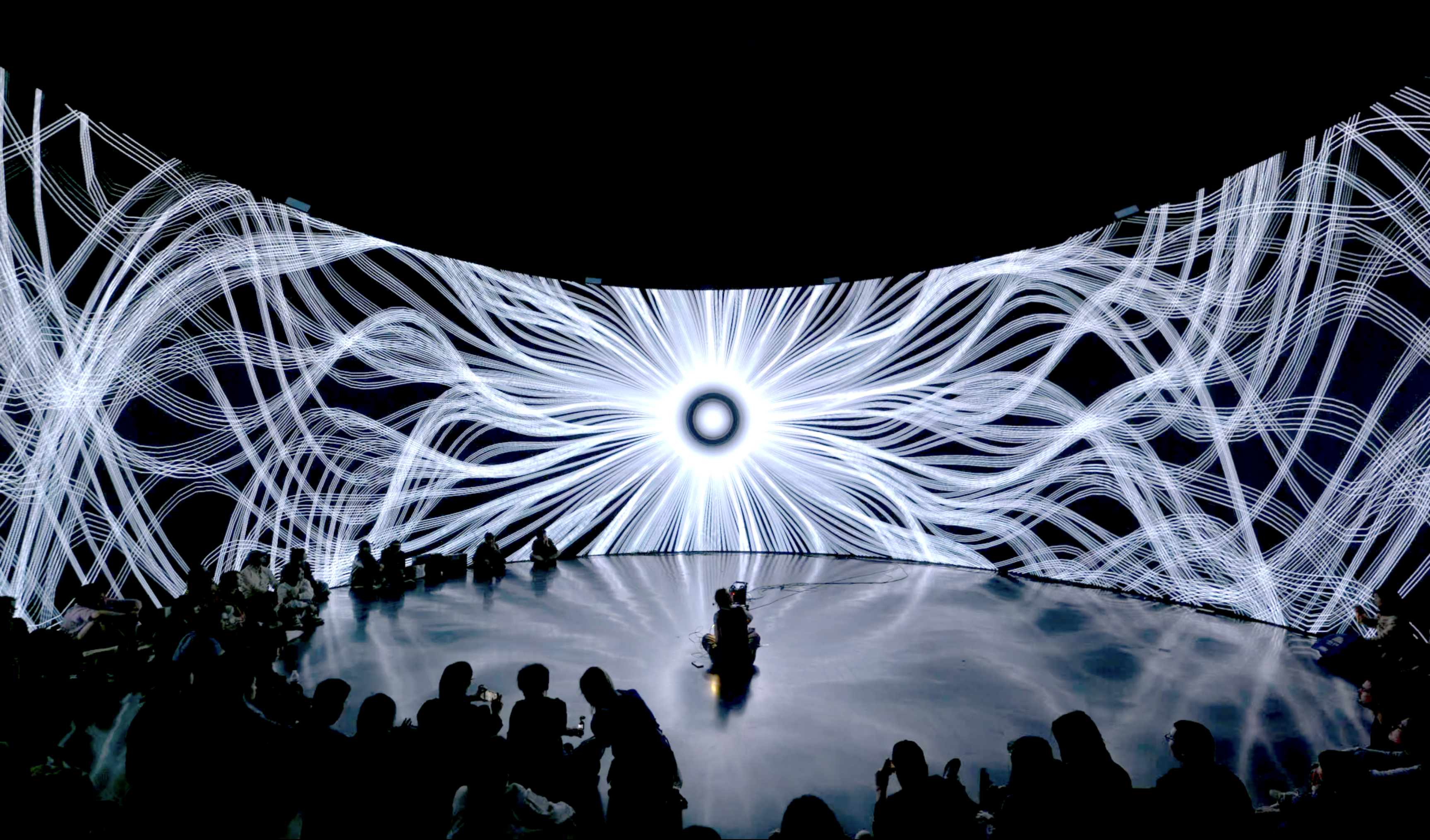 Feature image of We’re Captivated by The Audiovisual Art Inside Shanghai Oil Tanks