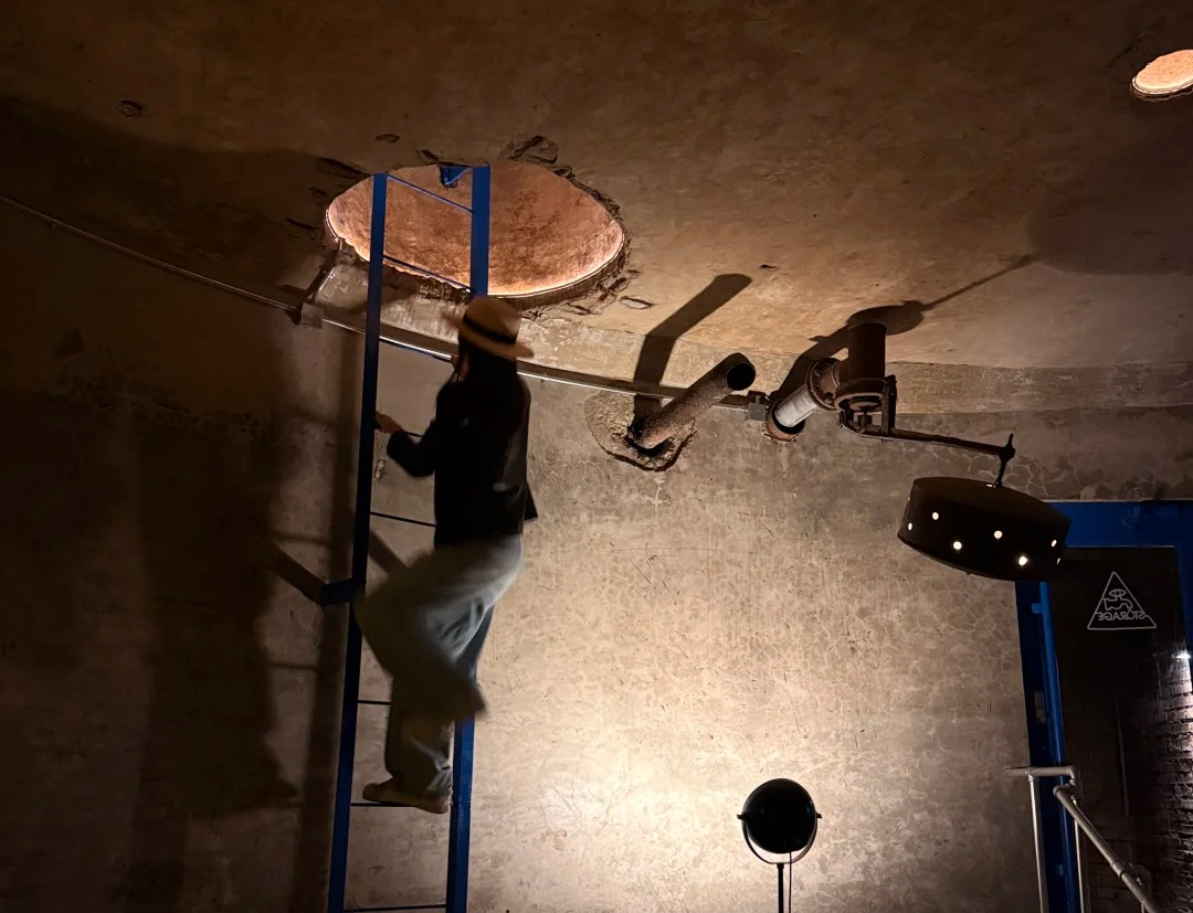 Feature image of Climb Down to This Underground Water Storage Bar in Beijing