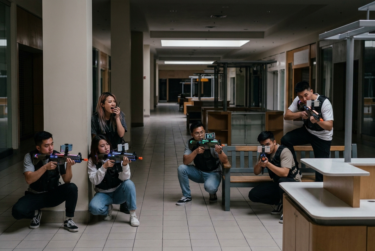 Feature image of China’s Youth Turns Malls into Real-Life AR Battlegrounds