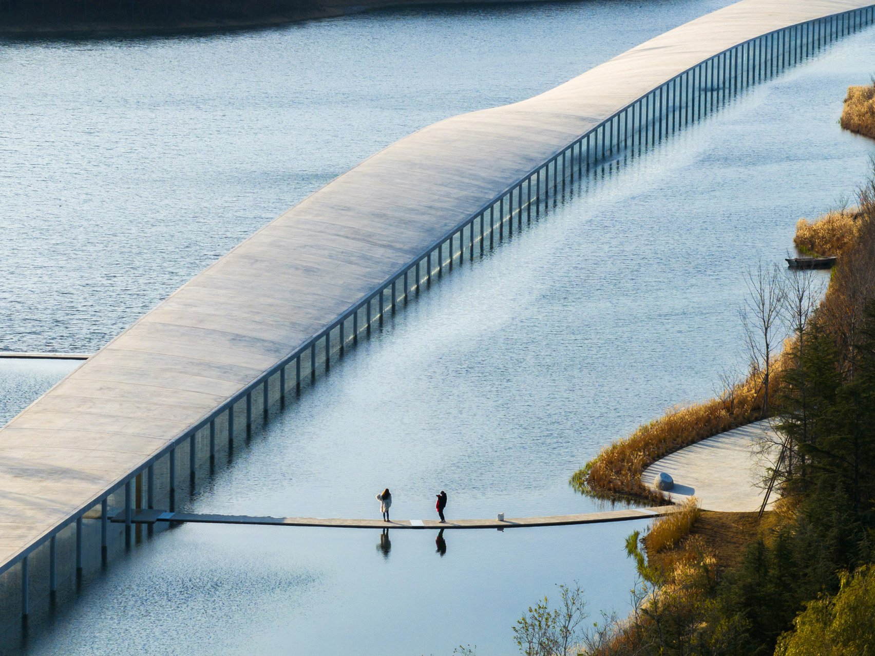 Feature image of Fancy a One-Kilometer Walk on Water in Shandong?