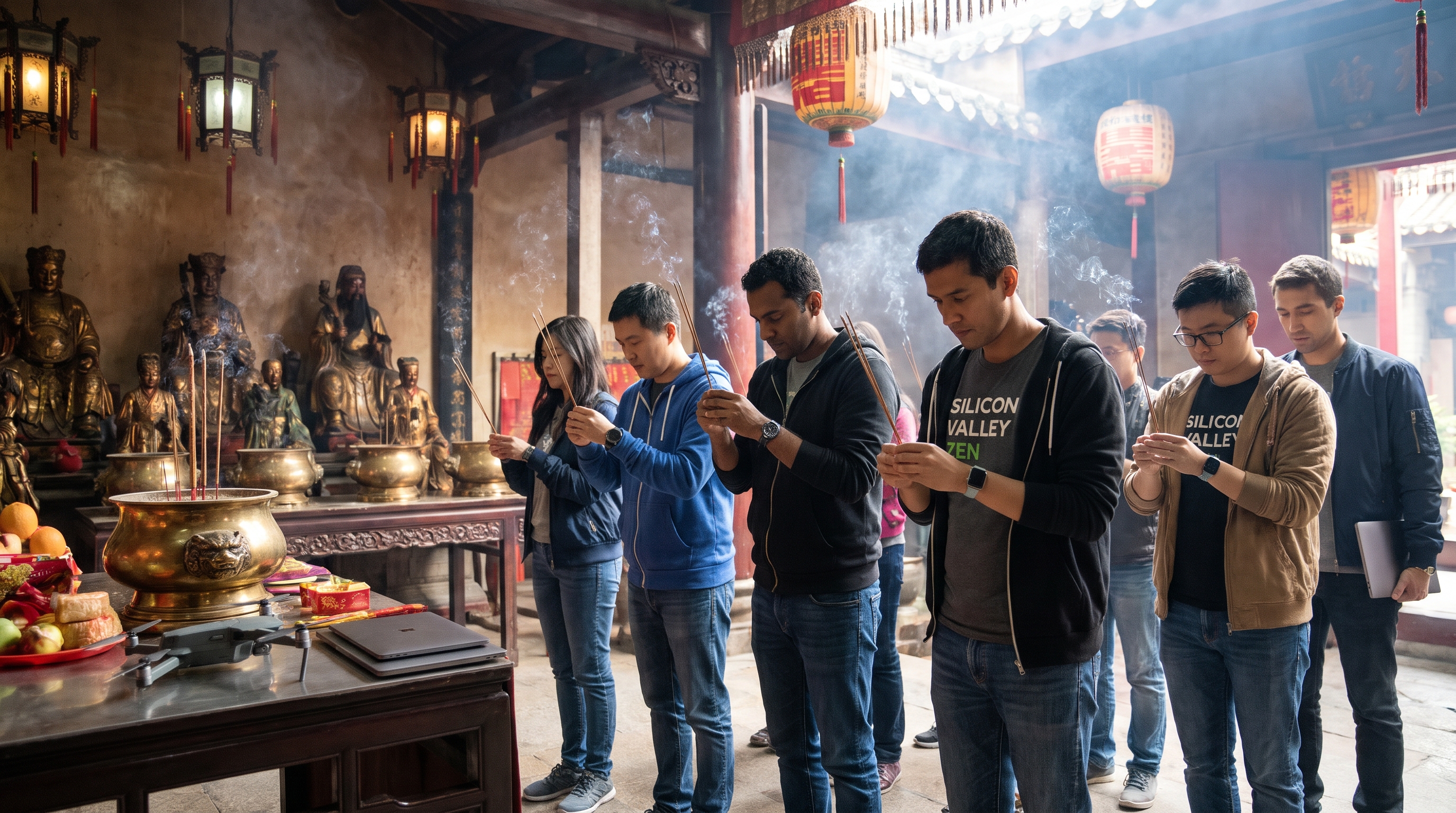 Feature image of When the Code Fails, Burn Incense: China’s AI Startups Turn to the Gods
