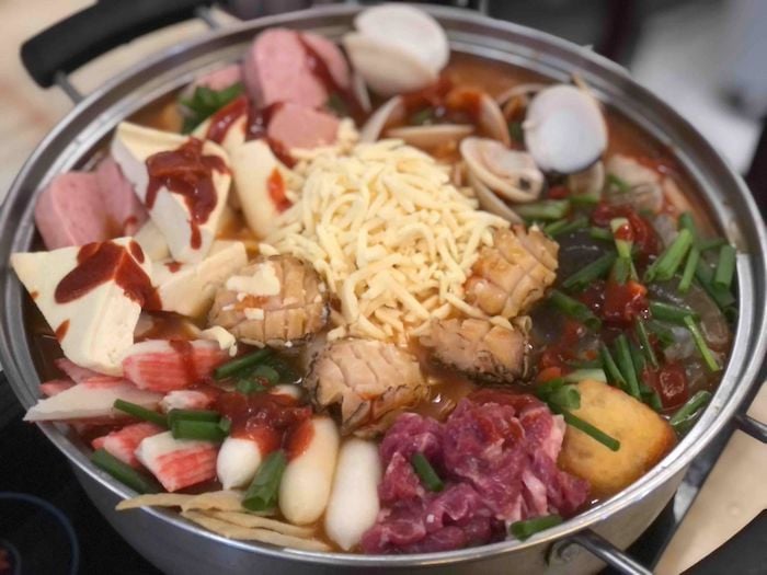 korean food budae jjigae