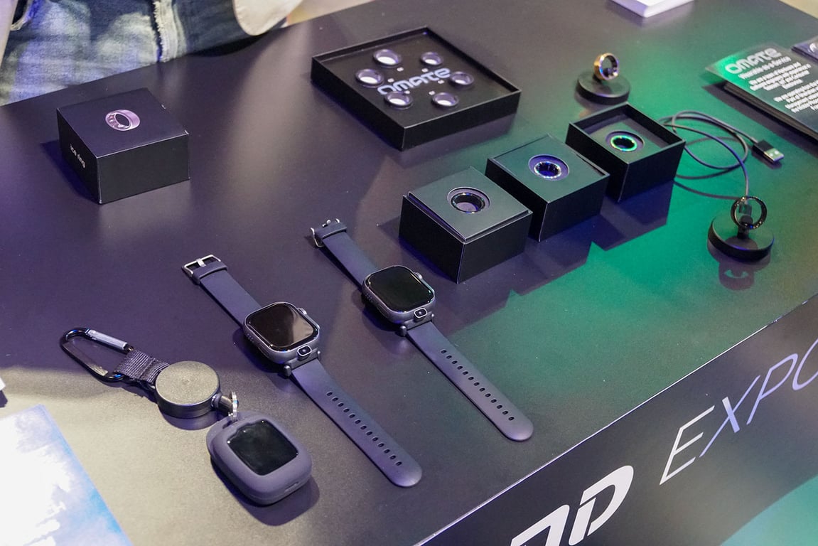Omate smartwatches and smart rings