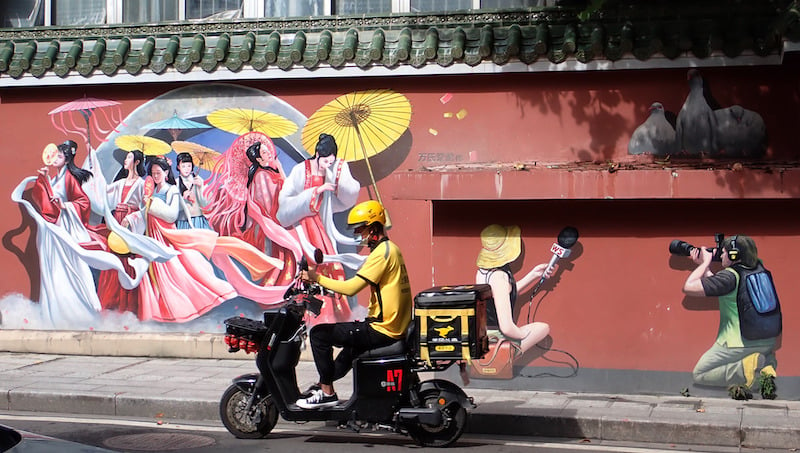 china street art