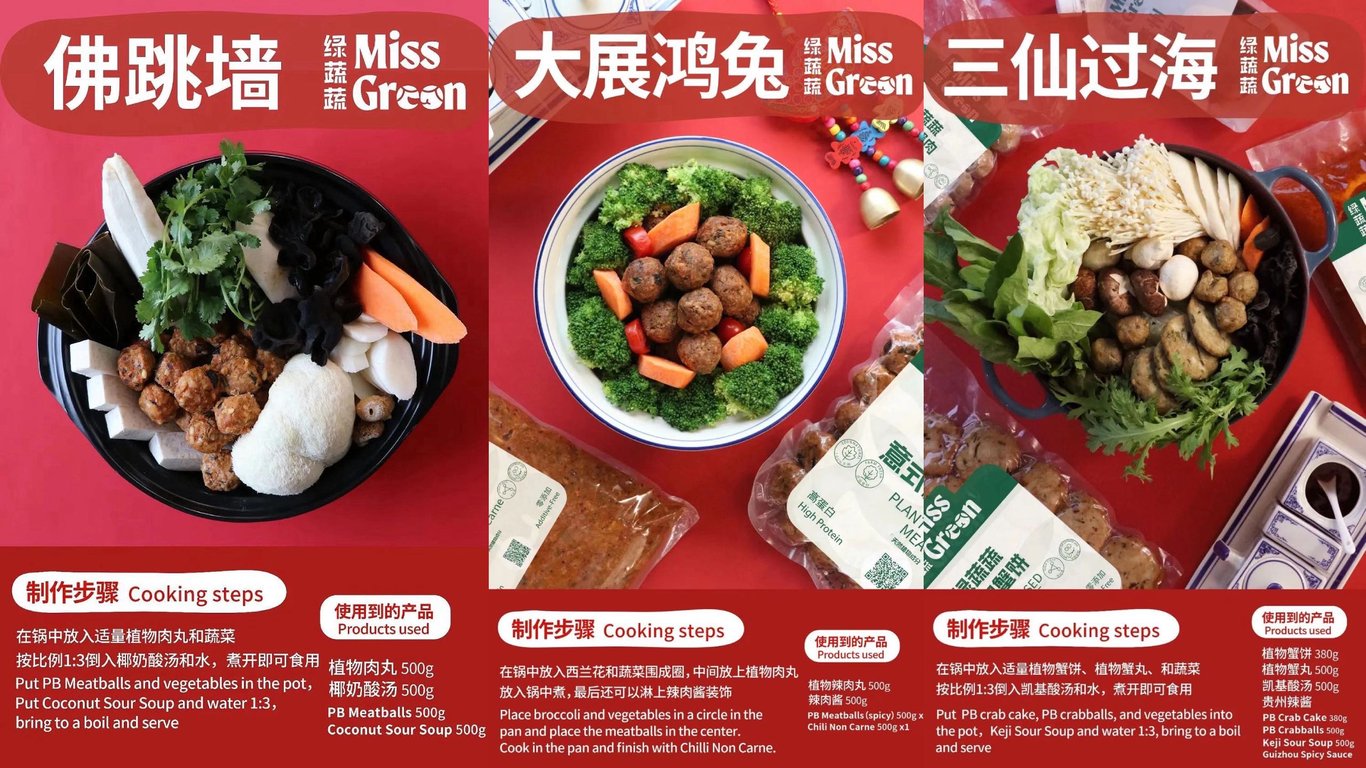 Chinese New Year, Chinese New Year vegan food, Miss Green