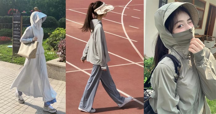 Sun Protection Clothing in China Goes From Laughable to Fashionable —