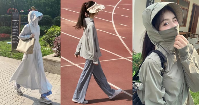 Sun Protection Clothing in China Goes From Laughable to Fashionable